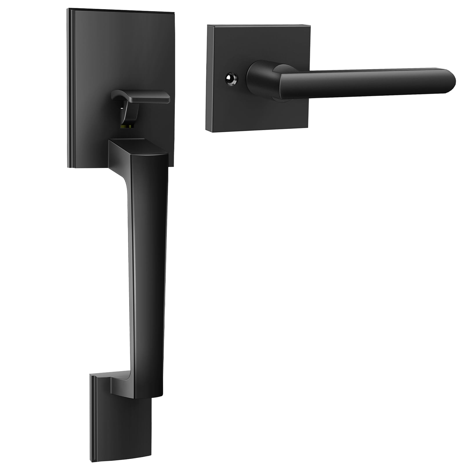 Ohuhu Front Door Handle, Heavy Duty Upgraded Front Door Lock Set